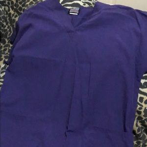 Purple scrub top